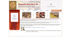 Desktop Screenshot of maganlalshivram.in